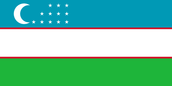 Flag: Uzbekistan